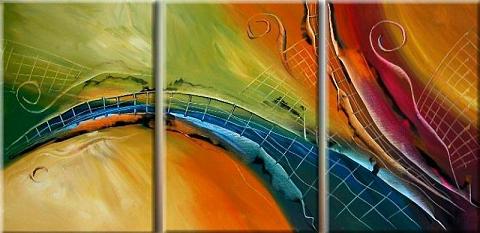 Dafen Oil Painting on canvas abstract -set115